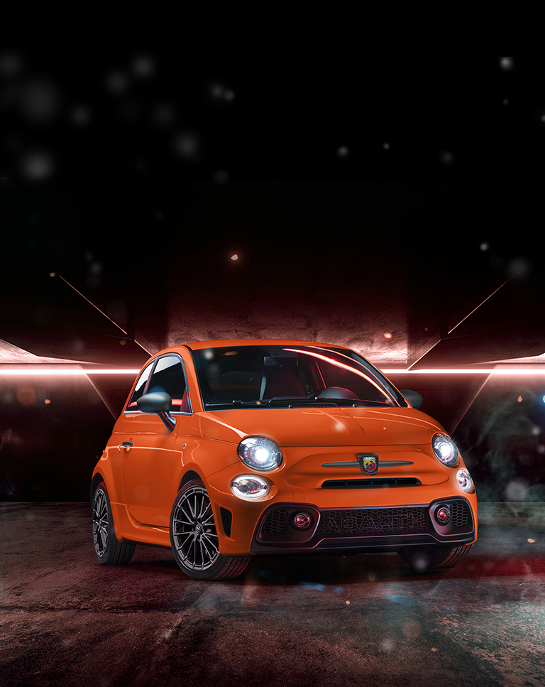 Italia 500 abarth 595  Sticker for Sale by ab design