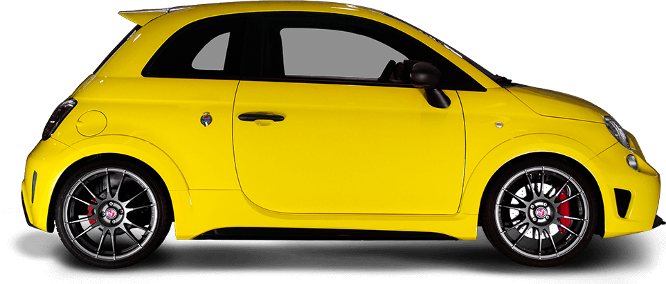 Abarth 695 Record – a Performance Supermini in Yellow