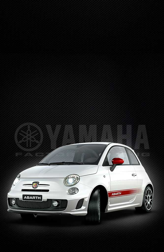 Abarth 595 Yamaha Factory Racing Sports Car Model
