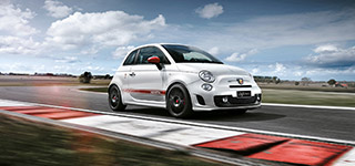 Abarth 595 YFR on the Racing Track